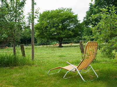 Relaxen auf der Obstwiese