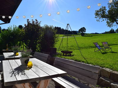 Unser Grillplatz in der Nachmittagsonne