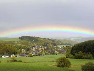 "Adlerhorst Hunsrück"  Ausblick vom Nord-Ost-Balkon