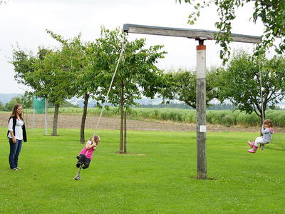 Der großzügige Außenbereich hat einiges zu bieten!