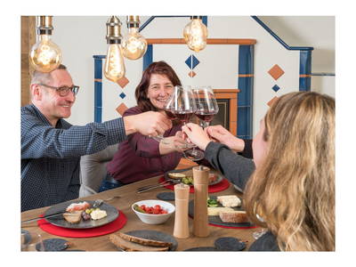 Kaminzimmer für Gemeinsamkeit