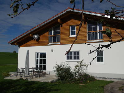 Ansicht Giebelwohnung mit Familienbett