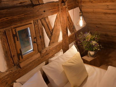 Schlafzimmer im Ferienhaus Ickelhaus 3