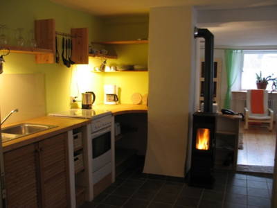 voll ausgestattete Küche