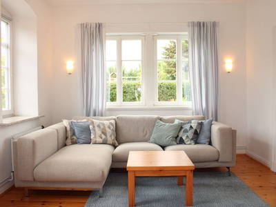 Wohnzimmer der 100qm Wohnung