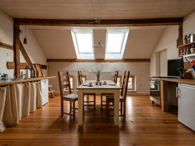 Wohnküche im Westgiebel