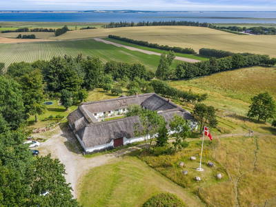 Springbakgaard von SW aus gesehen mit dem Limfjord im Hintergrund