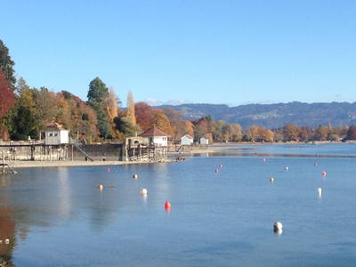Blick von Wasserburg zum Pfänder