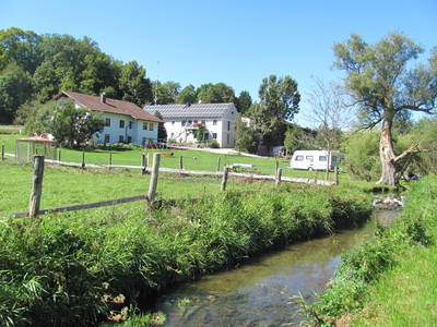 Idyllische Lage am Bach