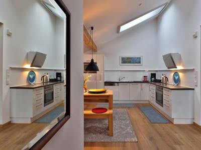 Gr0ßzügige Küche, mit Geschirrspüler,Mikro,E-Herd, Kühlschrank