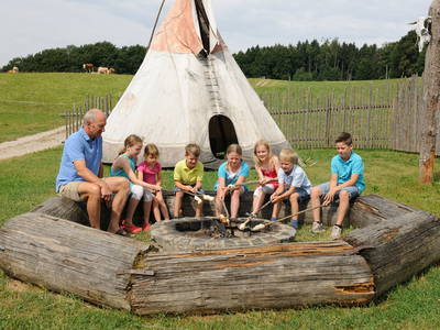 Lagerfeuer und Stockbrot am Daxlberger Hof