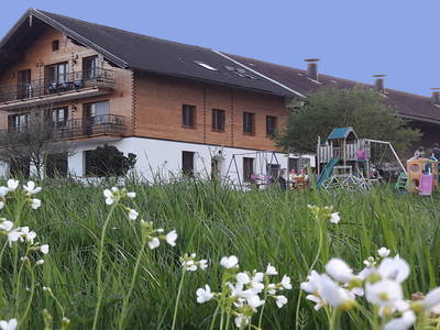 Blick auf unseren Hof, den Reifnhof