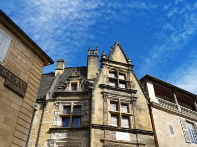 Sarlat la canéda - Mittelalterlichen Stadtbild, das auf das 13. bis 16. Jahrhundert zurückgeht