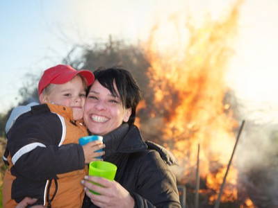 unser traditionelles Maifeuer findet immer am 30.04. statt.