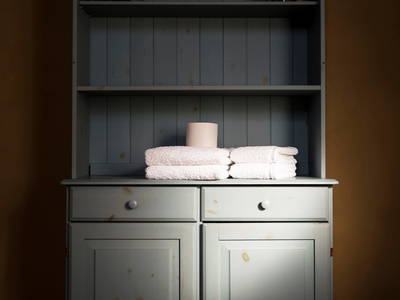 Wäscheschrank im Westgiebel