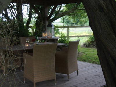 überdachte Terrasse