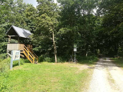Beobachtungsturm im Rambower Moor