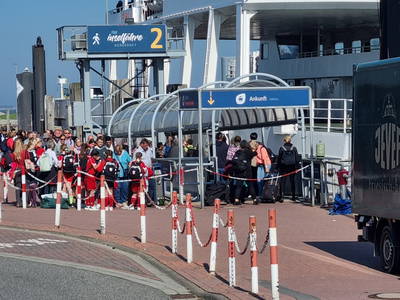 Norddeich, Abfahrt nach Norderney