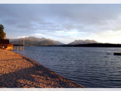 Chiemsee - Blick auf die Berge
