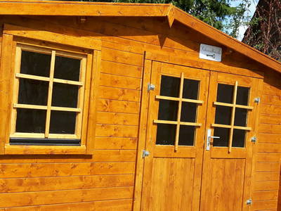 abschließbares Fahrradhäusle