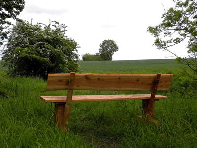 Meditationsbank am  Naturerlebnispfad