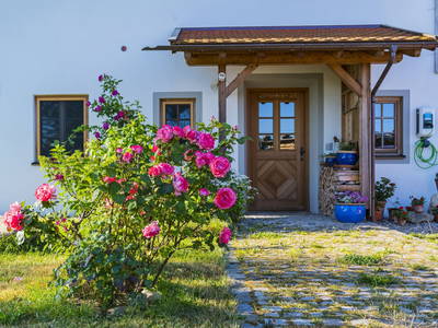 Eingangsbereich zu den Ferienwohnungen