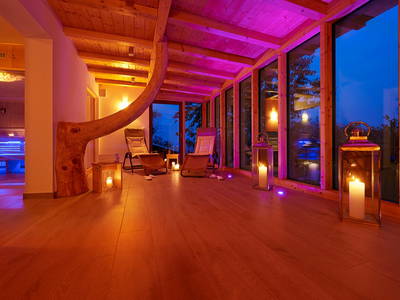 Abendstimmung in der Sauna