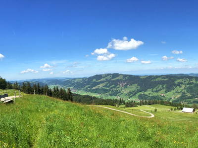Wandern oberhalb von Immenstadt