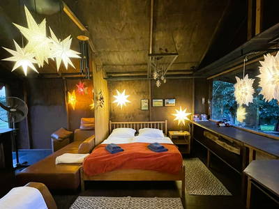 Abendstimmung im Sternehäuschen