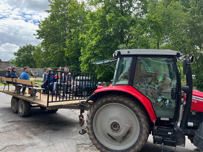 Treckerfahrt mit Bauer York