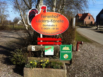 Unser Hofschild heißt Sie willkommen!