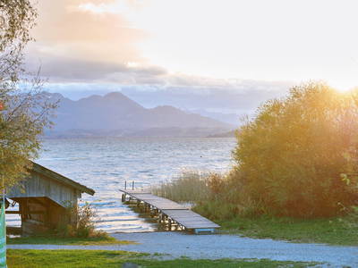Wunderbare Abendstimmung am Chiemsee