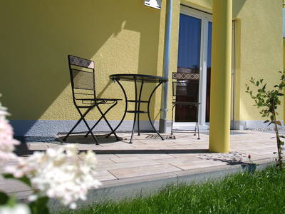 Terrasse Ferienwohnung Haus Sonnengruss
