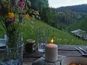 Aussicht Glamping Zelt