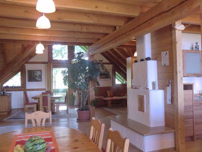 Blick von Essen nach Wohnen