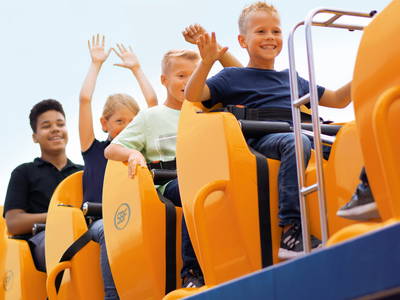 Das Ravensburger Spieleland ist das Highlight für die Kinder - von unserem Hof aus seid ihr in 5 Minuten da.