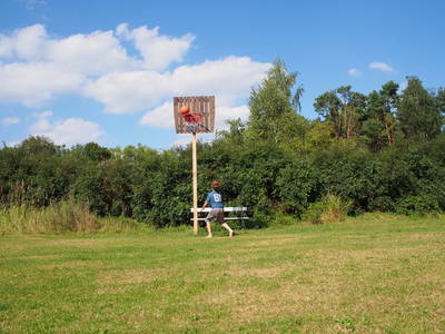 Gut Pälitzhof - Spielbereich mit Basketballkorb