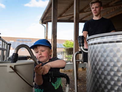 Kleiner Mann ganz groß