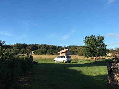 Blick auf die Camper-Wiese