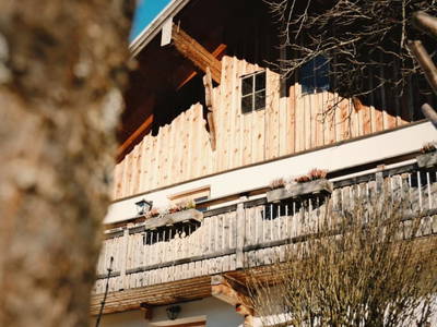 Ferienhaus im Winter