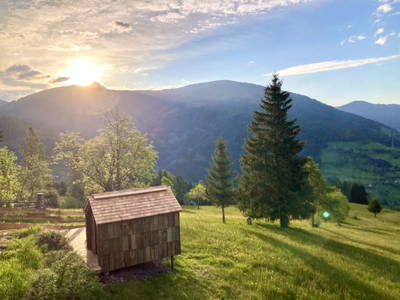 Sonnenaufgang Panorama Sauna
