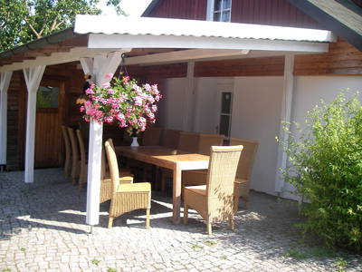 Überdachte Terasse Haus Hilde