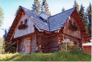 Almhütte Badstube aus Reichenau