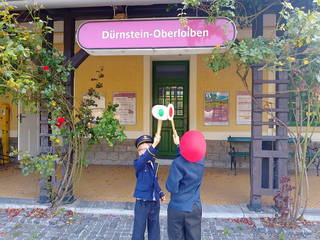 Bahnhof Dürnstein aus Dürnstein