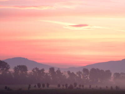 Sonnenuntergang in unserer schönen fränkischen Landschaft