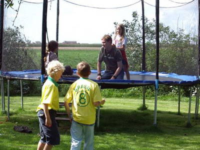 Unser Trampolin