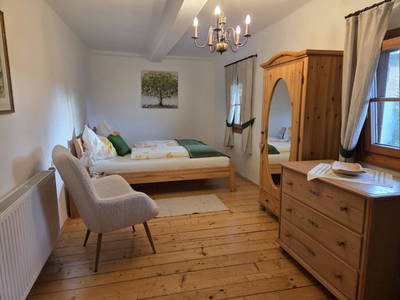 Schlafzimmer im Kärntner Bauernhaus 