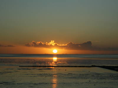 Sonnenuntergang an der Nordsee