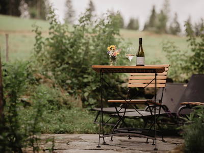 Terasse am Chalet Kornspicher