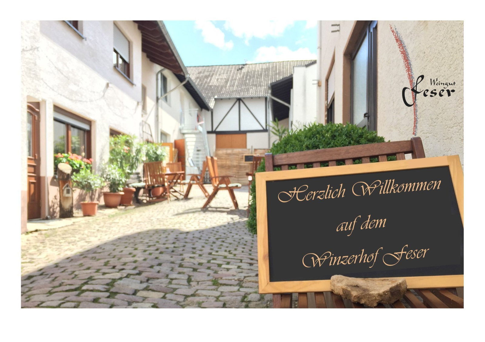 FamilienWeinGut Feser mit Ferienwohnungen, Vinothek und Erlebnis am Jakobsweg-Rheinhessen